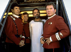 Spock, McCoy en Kirk met opponent in The Final Frontier